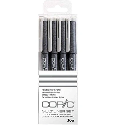 Abbildung von Copic Multiliner Cool Gray Ink Marker Set i0.05/0.1/0.3/0.5j