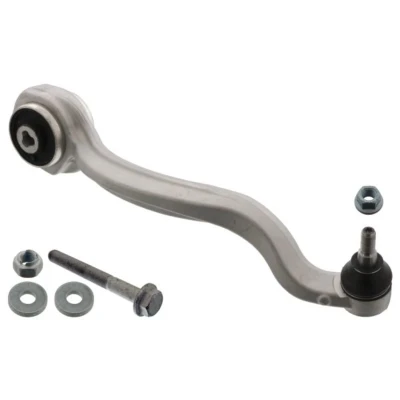 Abbildung von febi BILSTEIN 47733 Querlenker Plus mit Mutter, Schraubensatz Vorderachse rechts, unten, vorne Aluminium