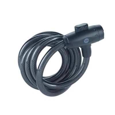 Abbildung von Yale Fahrradschloss als Spiralkabel (Kabel: Ø12mm) mit Schlüssel YCK0/12/200/2 150mm Stahlgeflecht 2 inklusive Salzsprühnebeltest bis 96 Stunden