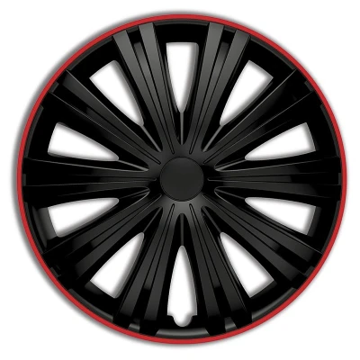 Abbildung von AutoStyle PP 5046BR Radblenden 16Zoll schwarz/rot