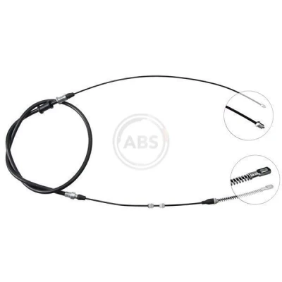 Abbildung von A.B.S. K12118 Handbremsseil 2120 Trommelbremse für Links /Rechtslenker OPEL: Vectra A Saloon
