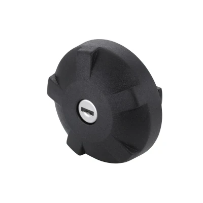 Abbildung von HELLA 8XY 007 747 001 Verschluß, Kraftstoffbehälter 66 mit Schloss, Schlüssel Kunststoff schwarz ohne Halteband RENAULT: Scénic 1, TWINGO 1