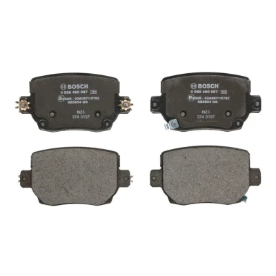 Abbildung von BOSCH 0 986 460 087 Bremsbelagsatz Low Metallic mit integriertem Verschleißwarnkontakt TESLA: Model 3, Y