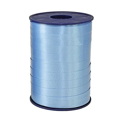 Abbildung von C.E. PATTBERG Geschenkband aquamarin, 250 Meter Ringelband 10 mm zum Basteln, Dekorieren &amp; Verpacken von Geschenken zu jedem Anlass