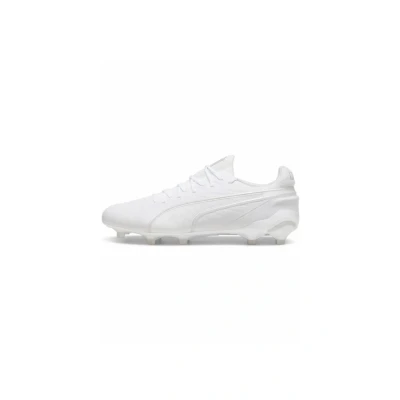 Abbildung von Puma KING Ultimate FG/AG Fußballschuh Nocken White silver, Herren, Größe: 43, silver Schuhe