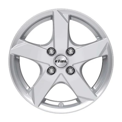 Abbildung von RIAL 4 loch 15Zoll 100mm Alufelge Kodiak Polarsilber KK60539O21 0 Felge