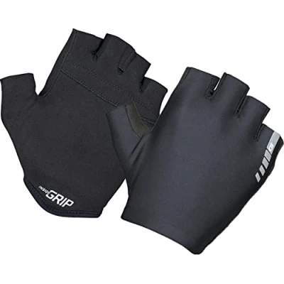 Abbildung von GripGrab Aerolite InsideGrip Profi Radsport Race Handschuhe Dünne Ungepolsterte Raceday Kurzfinger Rennradhandschuhe, Schwarz