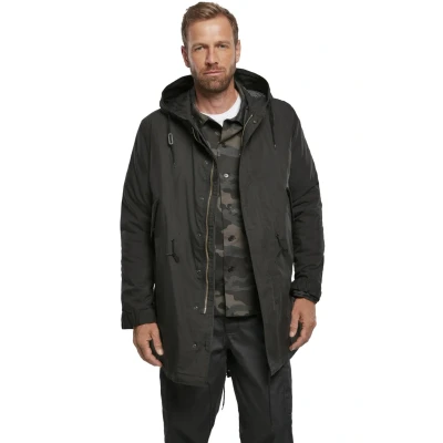 Abbildung von Brandit Parka, Herren, Größe: Large, Black