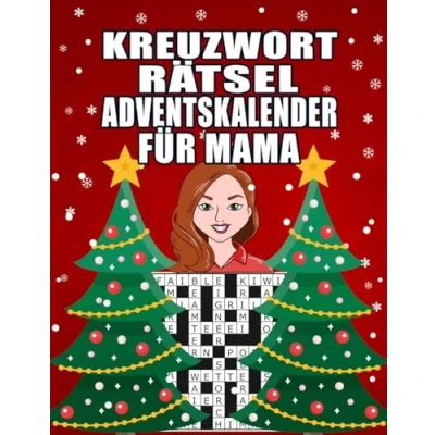 Abbildung von Kreuzworträtsel Adventskalender für Mama: Großer Rätsel Mütter I Rätselspaß mit liebevoll gestaltetem Innenleben Inkl. Anleitungen und Lösungen Extra Groß