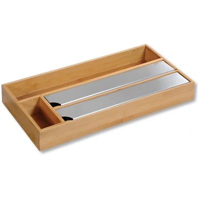 Abbildung von Kesper 58041 13 Folienspender für die Schublade, Braun, 42 x 19 5,4 cm