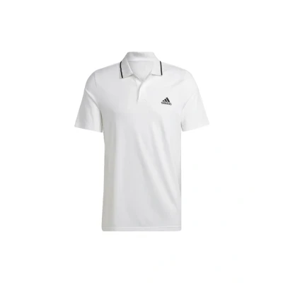 Abbildung von adidas Sportswear Essentials PIQUÉ Small Poloshirt, Herren, Größe: Small, White