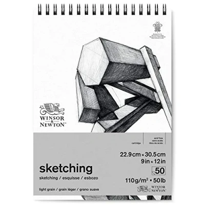 Abbildung von Winsor &amp; Newton 6672006 Skizzenpapier, Extra Weiß, 22,9 x 30,5cm