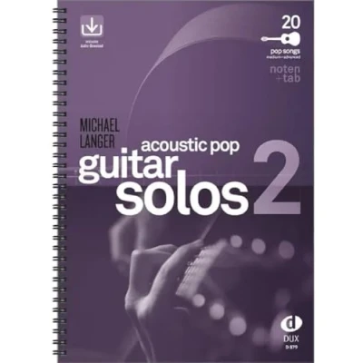 Abbildung von Acoustic Pop Guitar Solos 2: Noten &amp; TAB medium/advanced