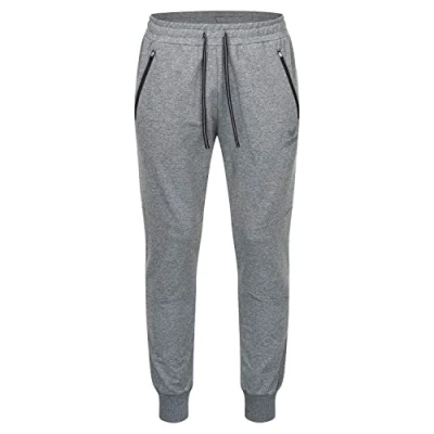 Abbildung von Erima Essential Jogginghose, Herren, Größe: Medium, Light grey melange/black
