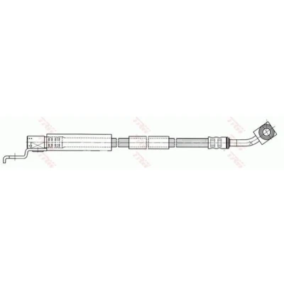 Abbildung von TRW PHD441 Bremsschläuche 458 3/8 24 UNF JEEP: Cherokee II, WRANGLER 2