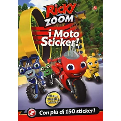 Abbildung von I moto sticker. Ricky Zoom. Con adesivi. Ediz. a colori