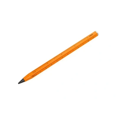 Abbildung von TROIKA Construction Endless PEN20/NO Multitasking Bleistift mit Endlos Schreibspitze (austauschbar) ohne Anspitzen Aluminium, Metall neonorange