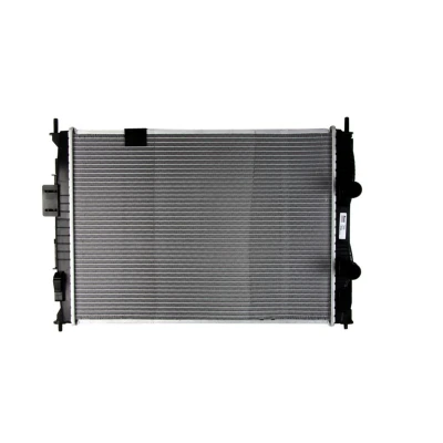 Abbildung von NISSENS 67363 Kühler, Motorkühlung Aluminium 590 429 16 Kühlrippen gelötet NISSAN: Qashqai / Qashqai+2 I