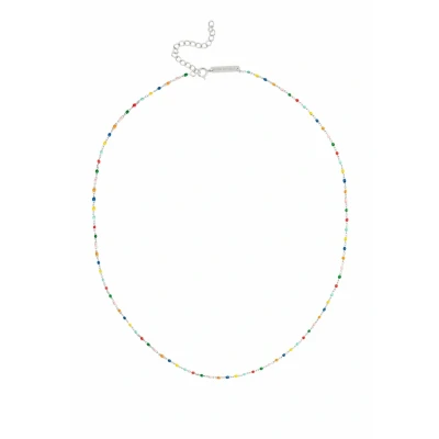 Abbildung von Singularu Collar DOTS Halskette, Damen, Größe: One Size, Silver coloured