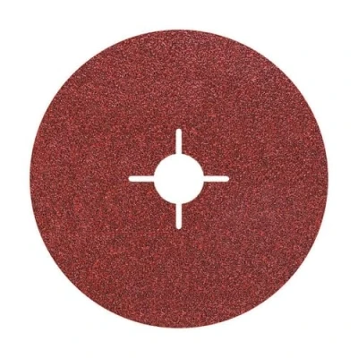 Abbildung von wolfcraft 5 Fiberschleifscheiben Ø 180 mm I 2471000 Körnung 40 zur Metallbearbeitung Schleifscheiben für Winkelschleifer, langlebig
