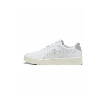 Abbildung von Puma Sneaker low, Damen, Größe: 37, White white/gold Kunststoff/textil