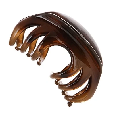 Abbildung von LONEEDY No slip Grip Large Crystal Plastic Octopus Jaw Clips Hair Claw Banana for Women