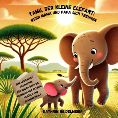 Abbildung von Tamu, der kleine Elefant: Wenn Mama und Papa sich trennen: Eine liebevolle Geschichte für Kinder über die Trennung Eltern, Gefühle Zusammenhalt