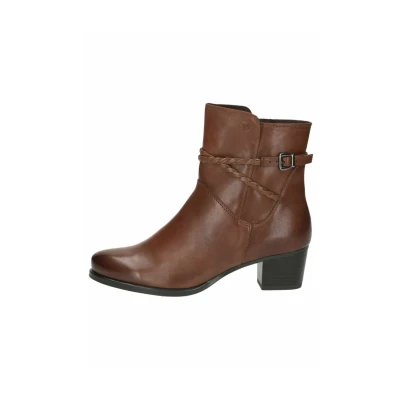 Abbildung von Caprice Cowboy/Bikerstiefelette Cognac nappa, Damen, Größe: 40, nappa Schuhe