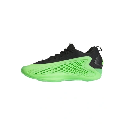 Abbildung von adidas Performance Anthony Edwards 1 LOW Basketballschuh Lucid lime aurora ink core black, Größe: 46, black Textil