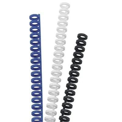 Abbildung von GBC 387357E ClickBind Binderücken, 16 mm, 145 Blatt Kapazität, A4, Ring 50, Schwarz