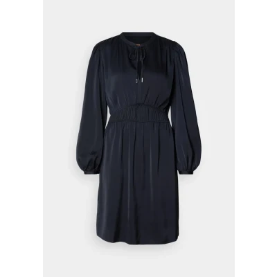 Abbildung von BOSS Decly Freizeitkleid, Damen, Größe: 34, Dark blue