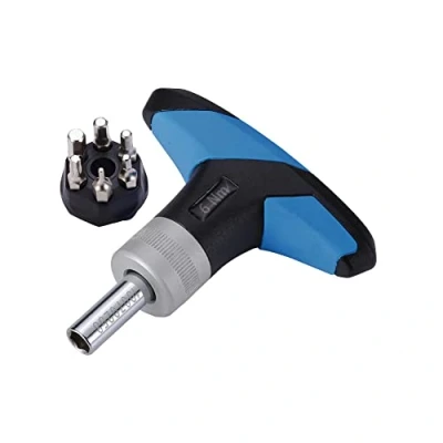 Abbildung von BBB Cycling Fahrrad Drehmomentschlüssel 6Nm Werkzeug mit Inklusive Inbusschlüssel 2, 3, 4, 5, 6 und T25 Torx Torque Key Bike Tool TorqueFix BTL 119