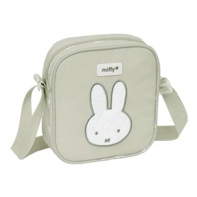 Abbildung von Safta MIFFY NIEBLA Kleine Umhängetasche für Kinder, ideal Kinder von 5 bis 14 Jahren, bequem und vielseitig, Qualität Widerstandsfähigkeit, 16 x 4 18 cm, Steingrau, Estándar,