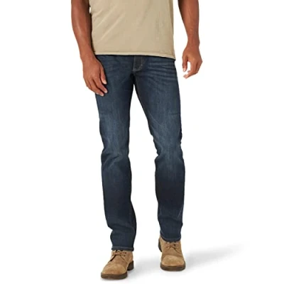 Abbildung von Lee Herren Slim Straight Leg Extreme Motion Pantalones Vaqueros de Pierna Recta44 رو اللرر ا للو لو ل Performance Series Calça Justa E Reta Com Movimento Extremo Jeans, Maverick, 32W / 32L