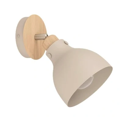 Abbildung von Eglo 900711 Spotleuchte ARRECIFE Stahl braun, nickel matt E27 1X28W H:23.5cm Ø14.5cm dimmbar