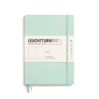 Abbildung von LEUCHTTURM1917 370311 Notizbuch Composition (B5), Softcover, 123 nummerierte Seiten, Mint Green, Blanko