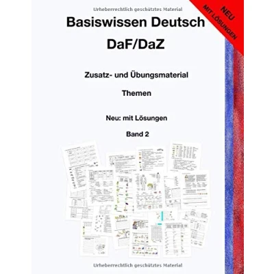 Abbildung von Basiswissen Deutsch DaF/DaZ: Zusatz und Übungsmaterial Neu: mit Lösungen