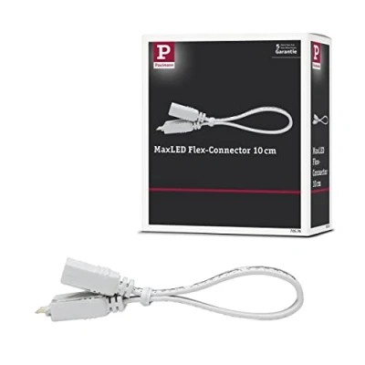 Abbildung von Paulmann 70576 MaxLED Verbindungskabel für LED Strip 10 cm Verlängerungskabel Stripe Zubehör Überbrückung Weiß Ausgleich von Unebenheiten 5 Polig