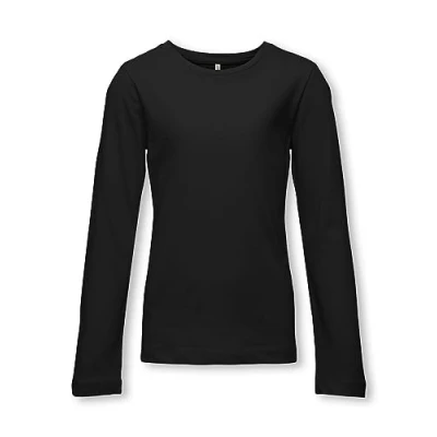 Abbildung von Kids ONLY Kognew Langarmshirt für Kinder, Größe: 122/128, Schwarz