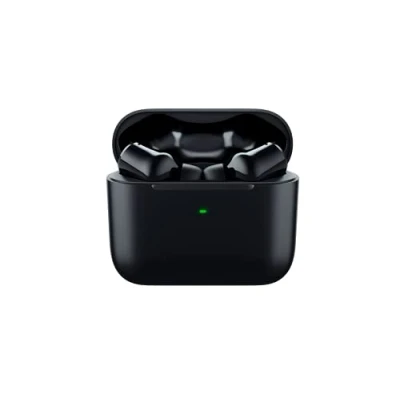 Abbildung von Razer Hammerhead True Wireless (2nd Gen) Kabellose Earbuds (In Ear Ohrhörer, Chroma RGB Beleuchtung, aktive Rauschunterdrückung ANC, ultra niedrige Latenzen, Lade Etui) Schwarz