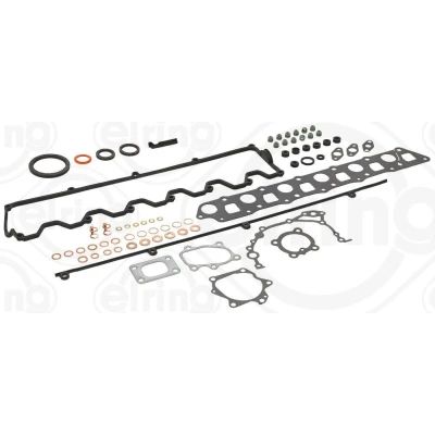 Abbildung von ELRING 920.576 Dichtungsvollsatz, Motor ohne Zylinderkopfdichtung, mit Ventilschaftabdichtung, Wellendichtring Kurbelwelle NISSAN: Patrol 3/2 SUV