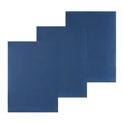 Abbildung von Pavo 8011155 Einbanddeckel Leinenoptik DIN A4, 250 g/m², 100 er Pack, blau