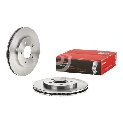 Abbildung von BREMBO Bremsscheibe CHRYSLER: Voyager 4, / Grand 3 282mm 24mm 5 innenbelüftet 09.7367.14 4721820,4721820AE,4815797,4721820AD,4721821