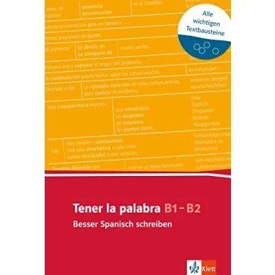 Abbildung von Tener la palabra: Besser Spanisch schreiben: Spanischer Lernwortschatz zur Textarbeit