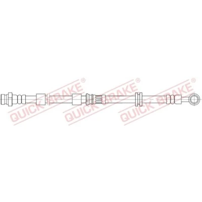 Abbildung von QUICK BRAKE 58.890 Bremsschläuche 615 MITSUBISHI: ASX Off Road