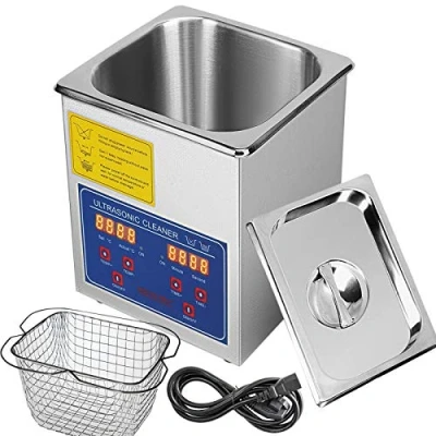 Abbildung von Vevor Ultraschallreiniger Reinigungsmaschine aus Edelstahl mit digitaler Heizungs Timer für den privaten und gewerblichen Gebrauch im Labor (2L)