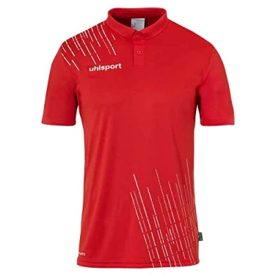 Abbildung von uhlsport Herren Score 26 Poly Poloshirt Und Jungs Sport Polo, Rot/Weiß, 5XL EU