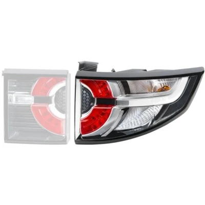 Abbildung von HELLA 2SD 354 831 041 Rückleuchte rechts äusserer Teil, oberer Teil LED, PY21W 12 mit Lampenträger LAND ROVER: Discovery Sport