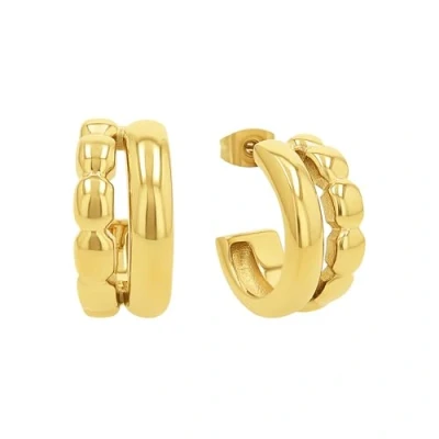 Abbildung von JOOP! Creolen Edelstahl Damen Ohrschmuck, Kommt in Schmuck Geschenk Box, 2035879