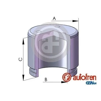 Abbildung von AUTOFREN SEINSA D025537 Kolben, Bremssattel 57 Vorderachse MANDO